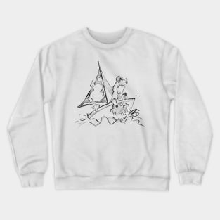 Llama Sailor Crewneck Sweatshirt